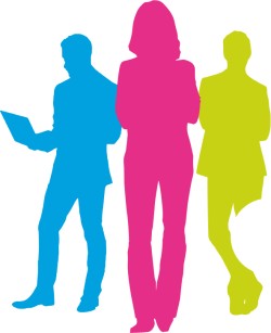 A group of adults standing